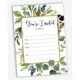 thumbnail image 2 of Inkdotpot Pack Of 30, You're Invited Invitations With Envelopes, Greenery Invites for Your Wedding, Bridal Shower, Baby Shower, Birthday Invites Fill-In Style 5 X 7 Inches, 2 of 5