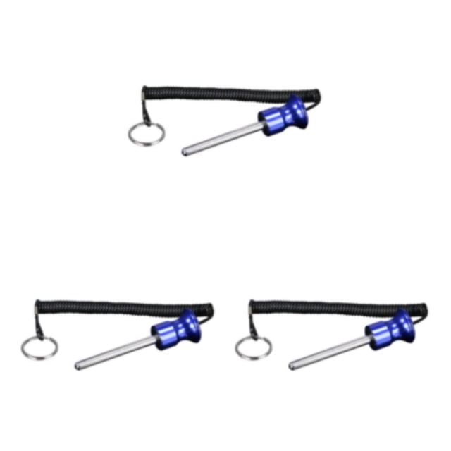 Transemion Universal Magnetic Weight Stack Pin for Versatile Fitness Training 8x80mm Blue 3Set
