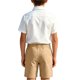 thumbnail image 4 of Odeerbi Niños 3 Piezas Caballero Traje Formal Preppy Traje Manga Corta Camisa de Vestido + Traje Pantalones Cortos + Corbata Colegial Conjunto de Uniforme, 4 of 9