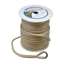 Sea-Dog 302110060G/W-1 Premium Double Braided Nylon Anchor Line - 3/8" x 60', Gold/White