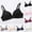 Blue, variant on Wireless Triangle Bras for Women Small Breasted Seamless Bra Plus Size Full Coverage Bralette Comfortable Soft Ni Underwire Bras Black L