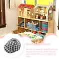 thumbnail image 5 of Linyer Doll Hats 1/12 Vintage Universal Decorative Mini Dolls Headwear Miniature Room Decorations Black and White Fashion Caps Toys, 5 of 6
