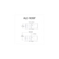 thumbnail image 3 of Semi-Flush Mount Light 3 Light Black Finish Ceiling Fixture with White Shade, 3 of 5