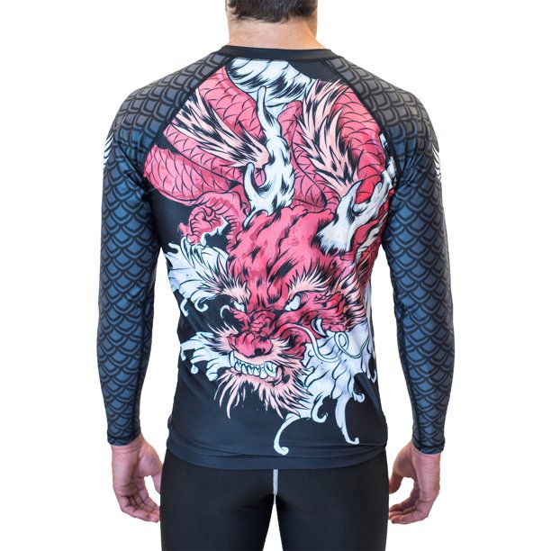 Raven Fightwear Raven Fightwear Men's Elder Dragon MMA BJJ Rash Guard