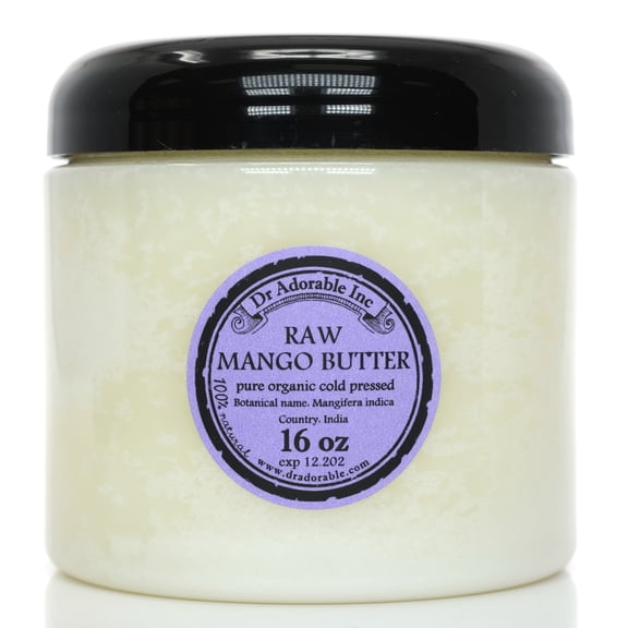 Dr Adorable - 16 oz - Mango Butter - Organic Fresh Natural