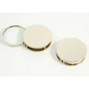 Bey-Berk International D221 Gold Plated Paperweight & Fold Out Magnifier with 3X Magnification