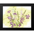 thumbnail image 2 of Holden, Jennifer 24x19 Black Modern Framed Museum Art Print Titled - Purple Flowers, 2 of 5