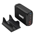 thumbnail image 4 of 200W GaN Desktop Charger 6-Port USB Type C PD Fast Charging Station for Laptops Tablets Smartphones, 4 of 5