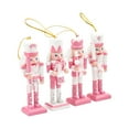 thumbnail image 3 of Figura de Cascanueces BLESIY de madera adorno de muñeca recuerdos de fiesta Rosa 4 Uds, 3 of 8