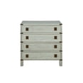 thumbnail image 4 of Bennington 4-Drawer Oak Chest, Distressed Off-White, 4 of 10