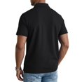 thumbnail image 3 of Men's Polo Shirt Short Sleeve Collared Button Placket Classic Fit Lightweight Casual Golf Polo Shirt, 3 of 7