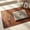 BROWN, variant on Personalized Engraved Leather Desk Mat, Rustic Office Blotter Desk Pad