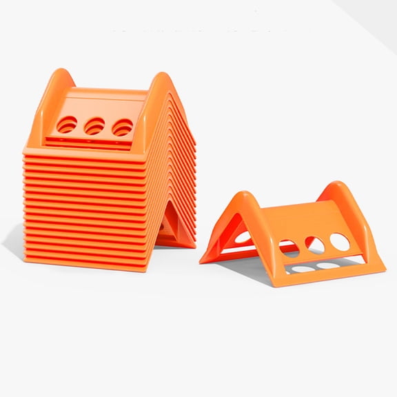 10 Pack Heavy Duty Flatbed Edge Protectors – Plastic V Shaped Board 4" Cargo Corner Guards for Straps, Trucking, Pallet, Freight Load, Tie Down Strap Protection, Reusable Shipping Corner Protectors