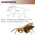 thumbnail image 4 of Halloween Pet Cockroach Costume, Funny Cosplay Outfit for Dogs and Cats, Soft Lightweight Dress-Up Suit for Halloween Parties and Photos, Brown, 1 Count, 4 of 9