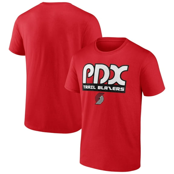 Men's Red Portland Trail Blazers Team Pride T-Shirt