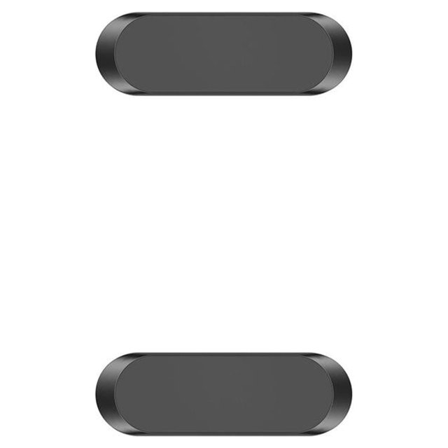 jesticaly Magnetic Car Phone Holder Dashboard Mini Strip Shape Stand For Metal GPS Car Mount for Wall 2Set