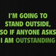 thumbnail image 3 of CafePress - I Am Outstanding Zip Hoodie (Dark) - Zip Hoodie, Classic Hooded Sweatshirt with Metal Zipper, 3 of 4