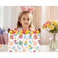 thumbnail image 6 of NIETEIN Cute Easter Basket Large Canvas Personalized Rabbit Design for Kids (Flower Easter Egg), 6 of 7