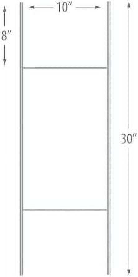 Notice No Picking Flowers or Plants Double Sided 18x24 in Yard Road Sign w/Stand
