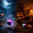 thumbnail image 4 of Halloween Witch Cauldron Decoration with LED Lights and Sound Effects, Spooky Fog Effect, Plastic Multicolor Prop for Indoor Party, Home Mantel, Kitchen, 31.49x22.24 Inch, 4 of 7