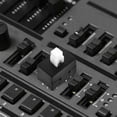 thumbnail image 4 of TABLZONE 4Pcs Reliable Self-Locking Push Button Switch with 12 Pins Compact Design for Home Audio Systems, 4 of 8