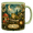 Accent Mug, variant on Lotusprint LLC Personalized Frog 2D Print Flat Accent Mug, Cottagecore Forest Frog Mug