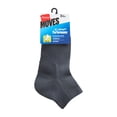 thumbnail image 2 of Hanes Mens Ankle Socks, 3-Pack, Moves Impact Zone Cushioned Socks, Shoe Sizes 6-12, 2 of 9