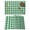 Green, variant on Red White Plaid Placemats Set of 6 Buffalo Check Geometric Place Mats Table Mats Kitchen Dining Home Outdoor Party Table Decoration