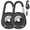 Black 2 Pack, variant on YUNOVA IPX8 Waterproof AirTag Holder Keychain, Heavy Duty Hard PC Case with Carabiner & Secure Lock, Dual Mode Compatible with Apple AirTag 1st & 2nd Gen for Keys Luggage Backpack