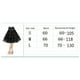thumbnail image 4 of EeaseMX Falda de bailarina con tutú y crinolina para mujer, estilo años 50, talla M (negro), 4 of 4