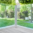 thumbnail image 5 of Glass Panel Post/ Railing Post 25.6 /35.8 , Balustrade for Balcony Deck Stairs for Indoor&Outdoor Fences, 5 of 12
