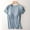 Blue, variant on Shldybc Women's Maternity Top Shirts Round Neck Short Sleeve Ruched Pregnancy Clothes, Maternity Summer Clothes on Clearance