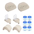 thumbnail image 1 of Intex Inflatable Slip Resistant Removable Hot Tub Seat (2-pack) and Accessories, 1 of 9