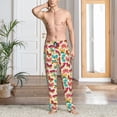 thumbnail image 2 of Pofeuu Colorful Butterflies Print Men's Pajama Pants, Soft Lounge Pajama Pants with big pockets for Men Plaid Pj Bottoms-X-Large, 2 of 6