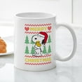 thumbnail image 3 of CafePress - Snoopy Merry - 11 oz Ceramic Mug - Novelty Coffee Tea Cup, 3 of 4