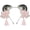 Pink, variant on vlrwzc Chinese Style Panda Ears Headband with Flower Tassel Hair Accessory