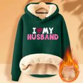 thumbnail image 1 of Aqestyerly Sweat à Capuche d'Hiver Chaud pour Femmes avec Poche Manches Longues, 1 of 3