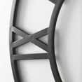 thumbnail image 5 of Mercana Stoke 42L X 2.0W X 42H Black Iron Round Wall Clock, 5 of 8
