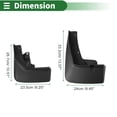 thumbnail image 3 of Guardabarros Unique Bargains para Ford EDGE l 2023 con accesorios de montaje, 3 of 6