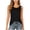 Z113 Black, variant on Mifsaly Cotton Tank Tops for Women Crew Neck Backless Sleeveless Top Lightweight Casual Loose Fit Summer Beach Layering Tees Army Green,XL