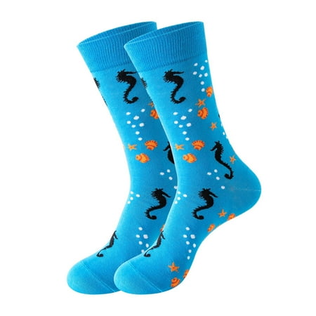 

KmaiSchai Women S Ankle Socks Mens Socks Size 13-15 Big And Tall Print Socks For Women Girls Ocean Series Print Colorful Pattern Novelty Cute Woman Sock