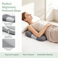 thumbnail image 5 of Memory Foam Lumbar Support Pillow, Ergonomic Lower Back Cushion for Back, 5 of 6