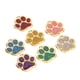 thumbnail image 2 of 7 piezas de metal compacto lindo mascota colgante perro huella identidad cuello colgante etiqueta accesorio, 2 of 8