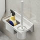 thumbnail image 1 of RKSTN toilet brush Wall-mounted Toilet Brush With Base Two Storage Holes Household No Dead Angle Toilet Brush Toilet Cleaning Brush Set, 1 of 6
