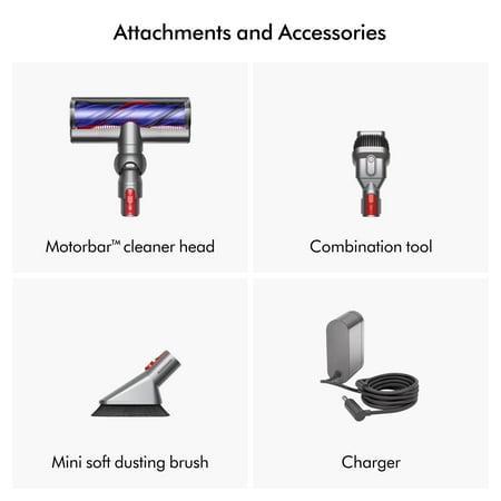 Dyson - V7 Advanced Origin Cordless Vacuum - Silver