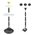 thumbnail image 4 of Solar Bird Bath Fountain With 9 Nozzles 3 Tier Design Solar Powered Water Pump For Garden Pond Pool Outdoor Decoration Easy Setup Water Circulation Kit For Backyard Patio, 4 of 9