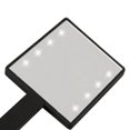 thumbnail image 4 of Makeup Mirror with LED Light Hand Mirror Compact Cosmetic Mirror Small for Salon Home Black, 4 of 9