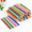 Colorful-Jumbo, variant on Black Regular - 7.5 inch Disposable Plastic Straws, 2400 Count Individually Wrapped