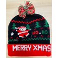 thumbnail image 1 of ¡EN VENTA! Gorro de Navidad tejido con LED para Año Nuevo, gorro cálido iluminado con luz para niños y adultos, decoración navideña de Año Nuevo, 2024, 1 of 4