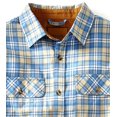 thumbnail image 4 of Venado Flannel Shirt for Men - Men's Plaid Shirt with Full Reach Gusset (Medium, Navy), 4 of 7